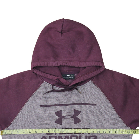 Under Armour Men's Purple Grey Pullover Hoodie Size Small