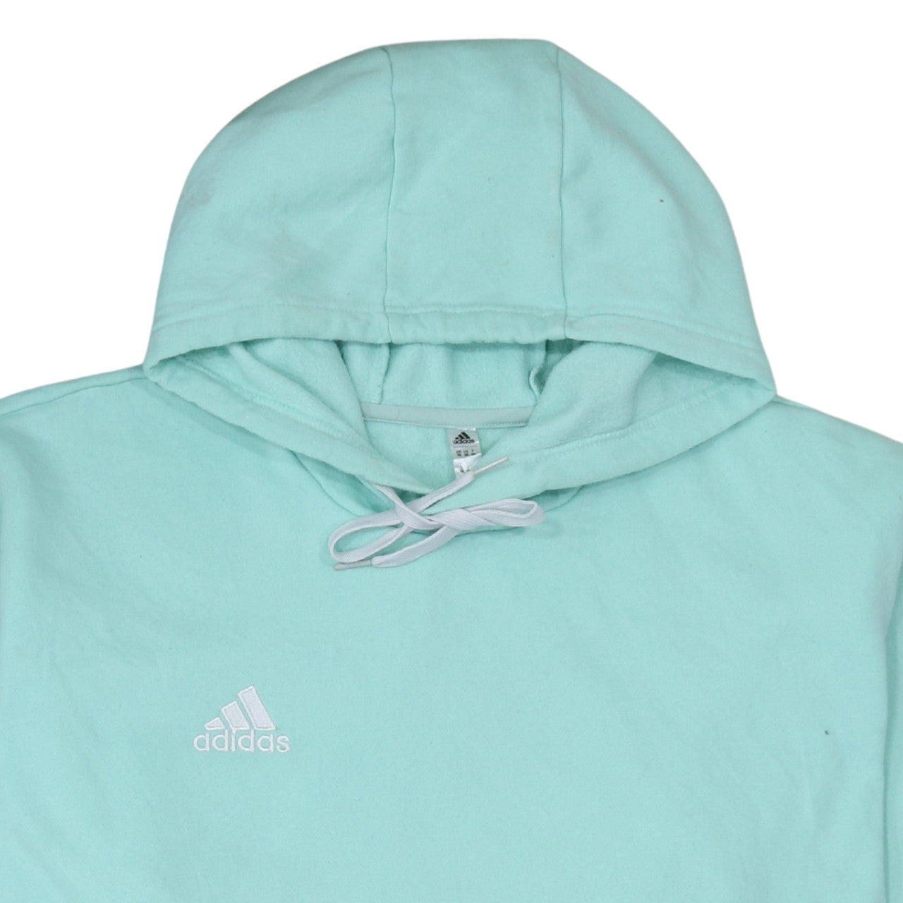 Adidas Women’s Mint Green Pullover Hoodie 2XL Cotton Blend