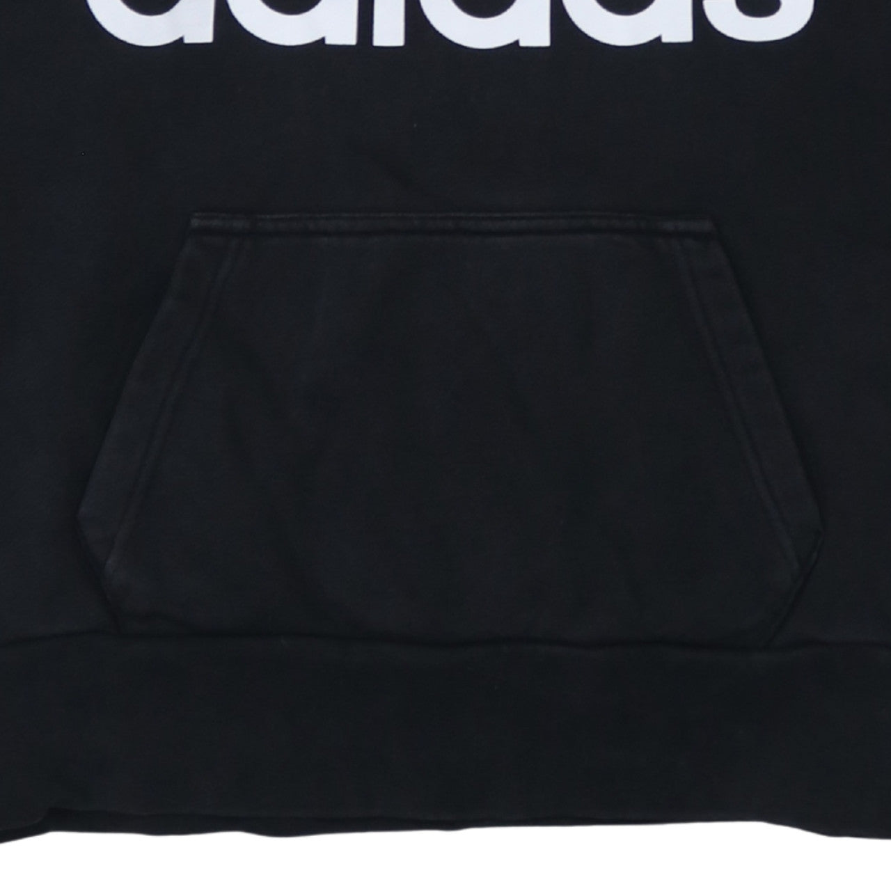 Additional view of Adidas Men's Black XS Pullover Hoodie with Large Logo