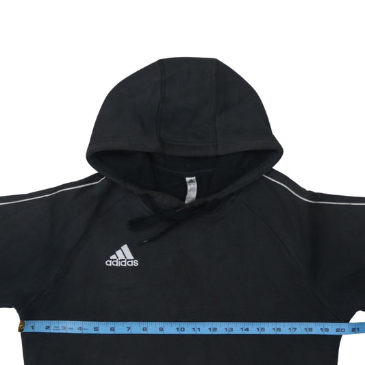 adidas Men's Black Pullover Hoodie M Sports Fleece Regular Fit