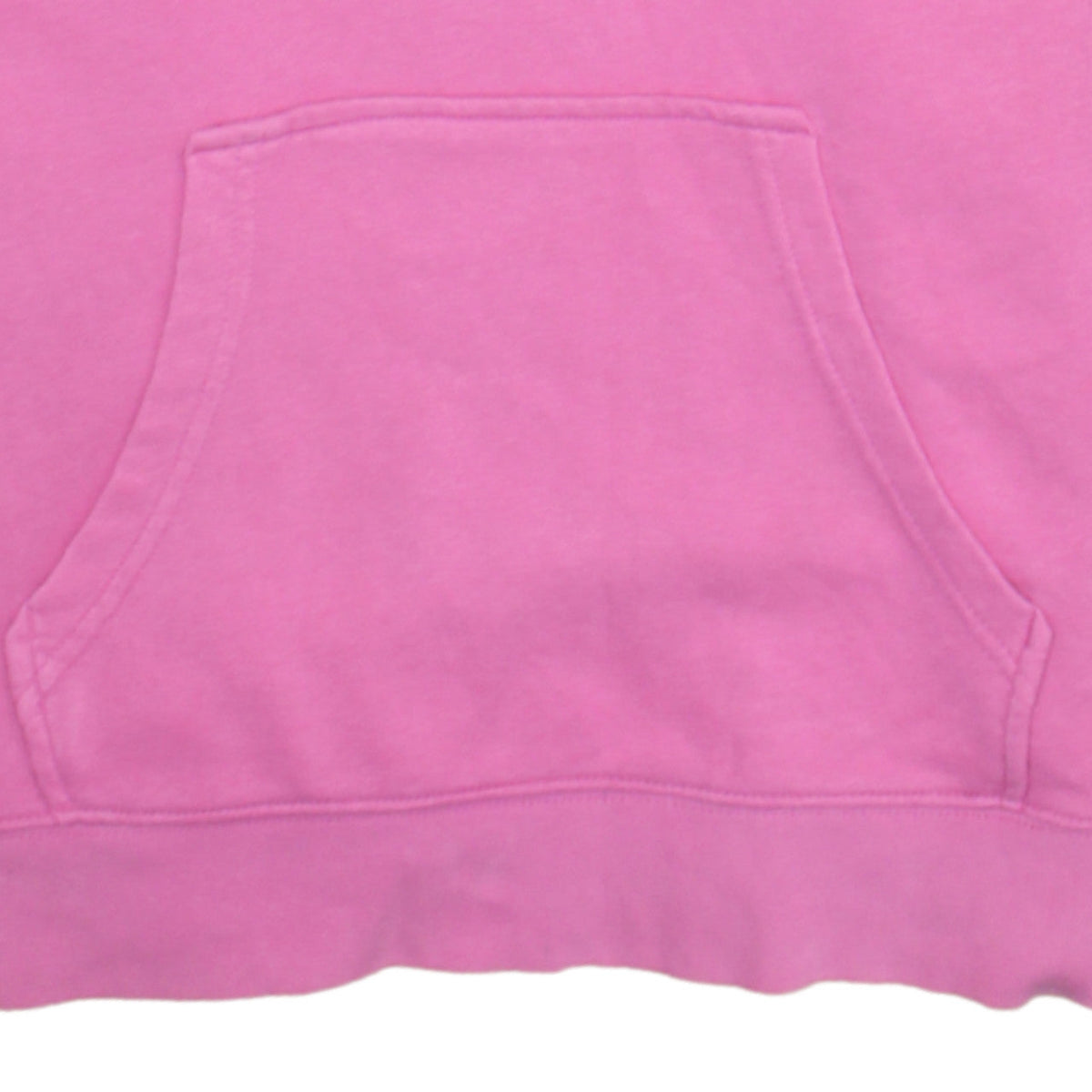 Additional view of Adidas women’s pink pullover hoodie, size UK 10, cotton drawstring casual