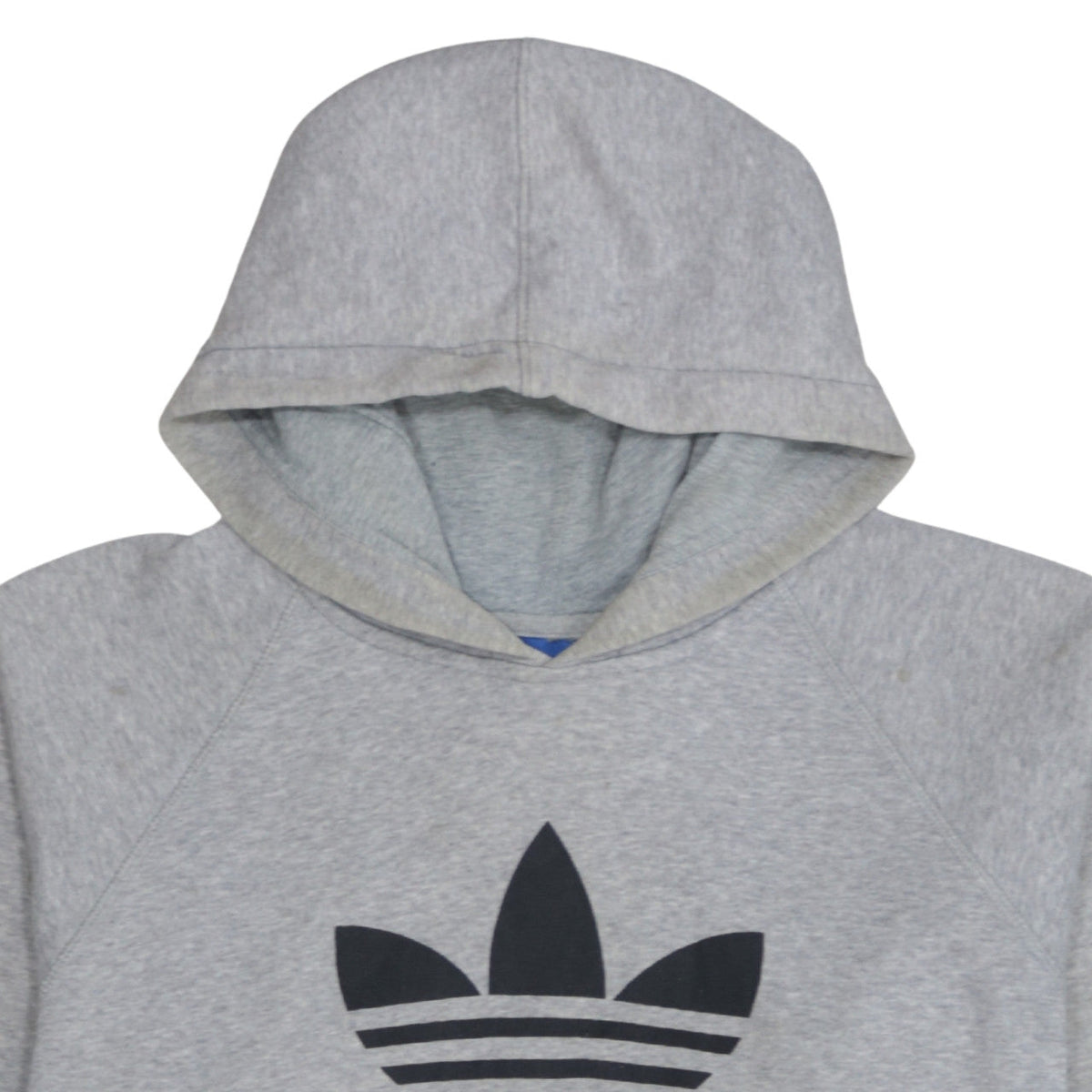 Additional view of Adidas Men's Grey Pullover Hoodie L Trefoil Logo Sportswear