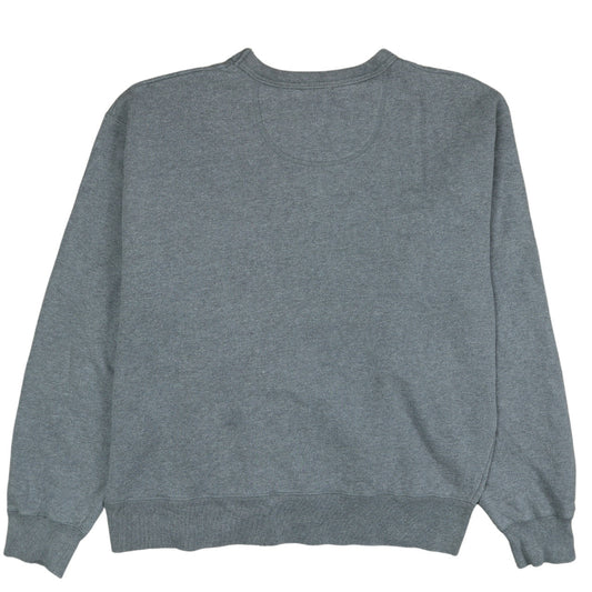 GAP Mens Grey Athletic Crew Neck Pullover Sweatshirt Size S