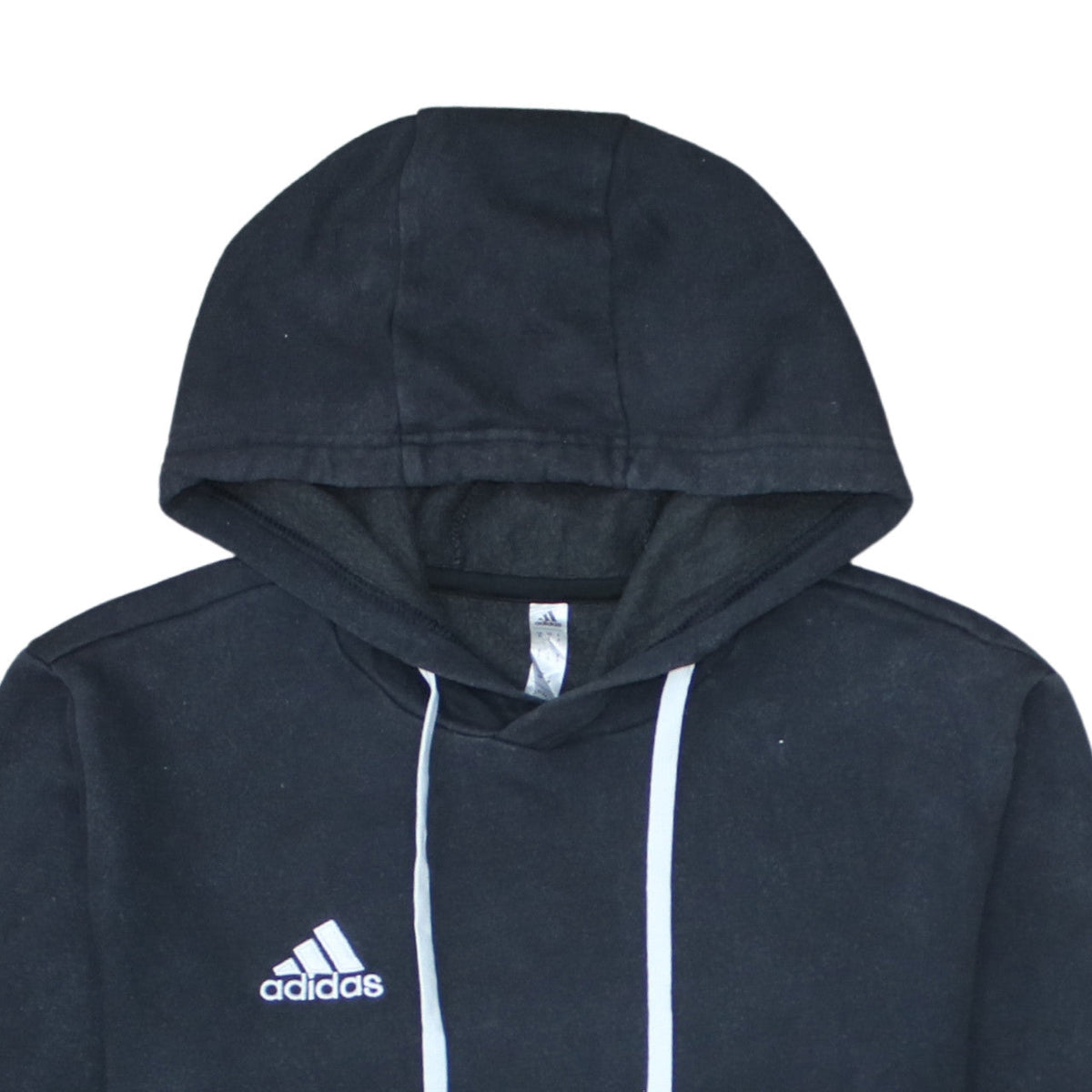 Additional view of Adidas Men's Black Pullover Hoodie, size S, Sports Fleece Sweatshirt