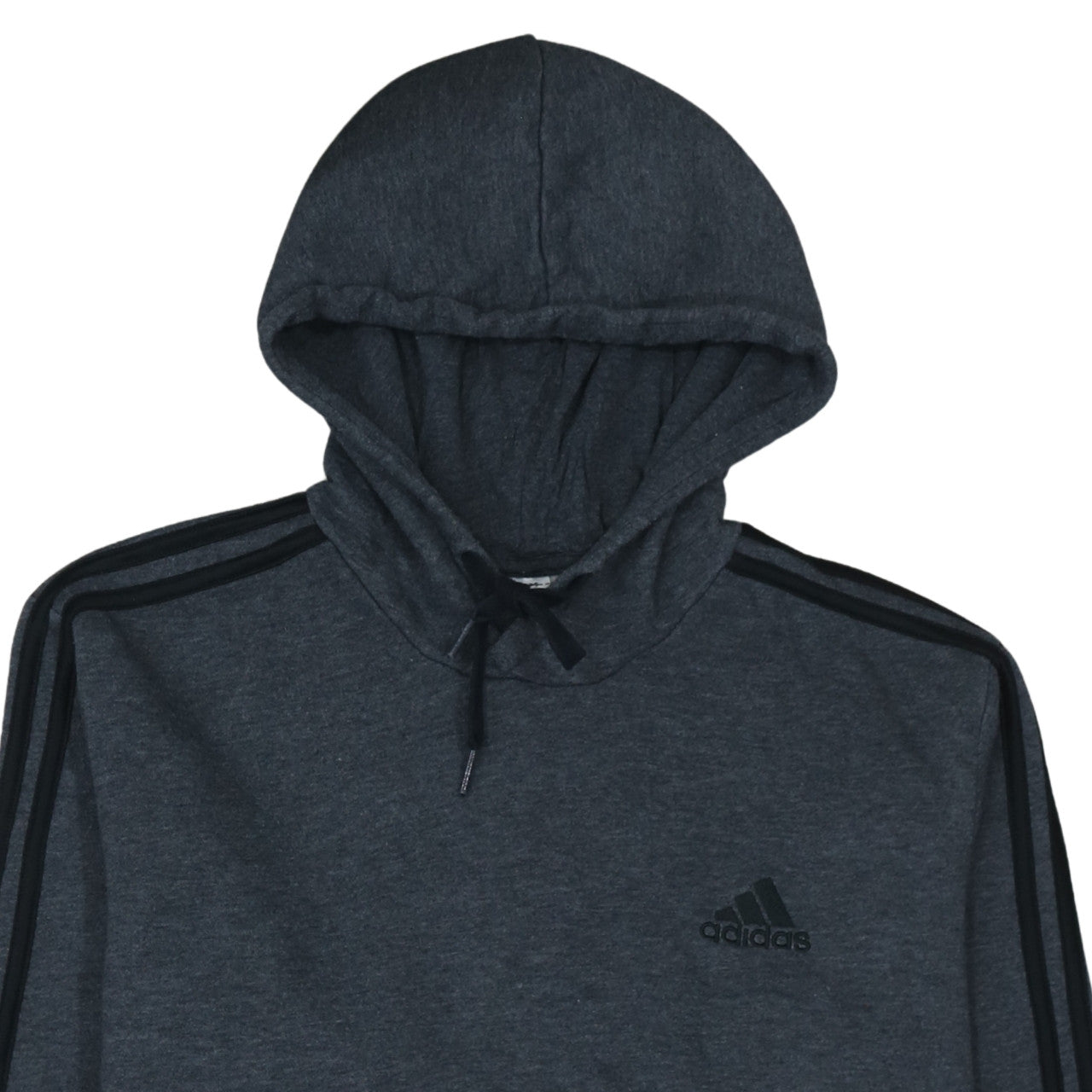 Additional view of Adidas Men's Grey Pullover Hoodie L Sports Fleece Sweatshirt
