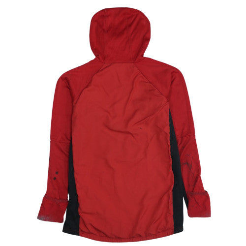 Adidas Boys Red Pullover Hoodie Size 15-16 Years Lightweight Sports Top