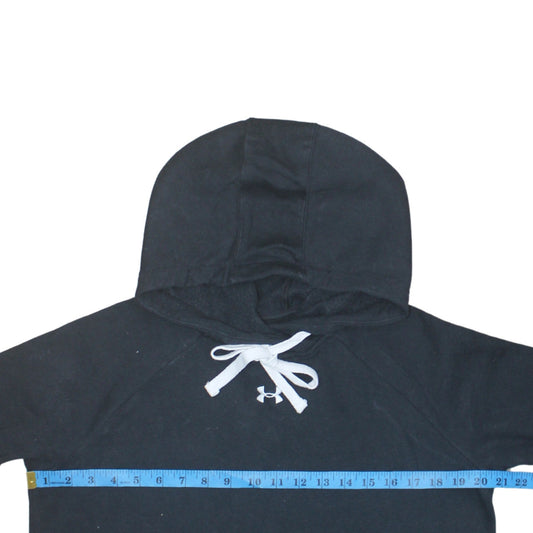 Under Armour Men’s Black Small Pullover Hoodie Fleece Sweatshirt