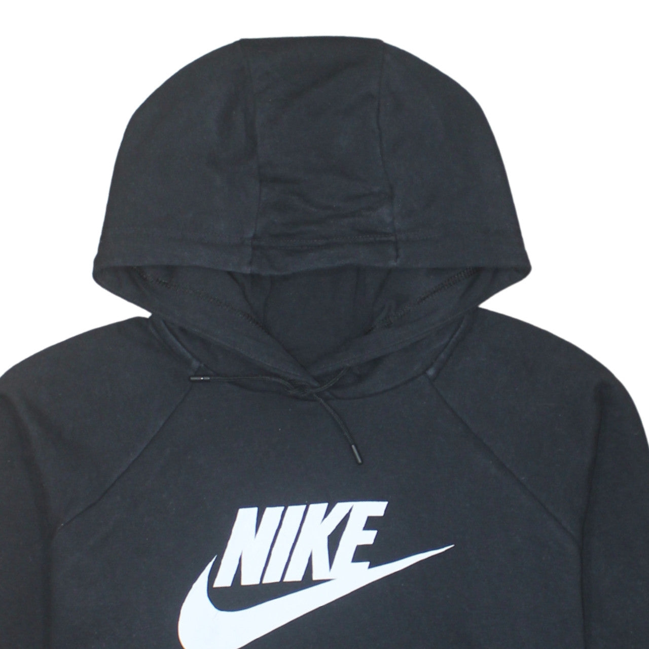Nike Women Black XL Pullover Hoodie Sweatshirt Cotton Blend