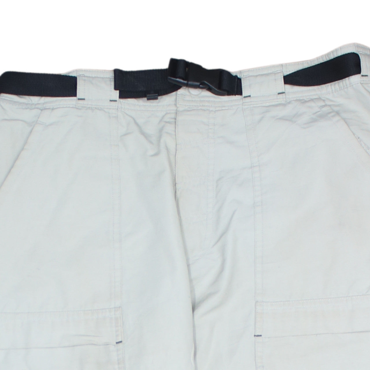 Adidas Men's Beige Cargo Trousers M 34in Regular Polyamide