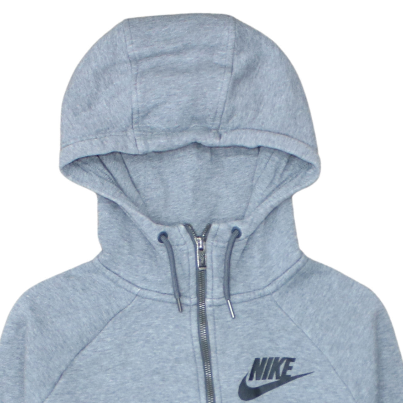 Nike Men's Grey Full Zip Hoodie S Regular Fit Sportswear
