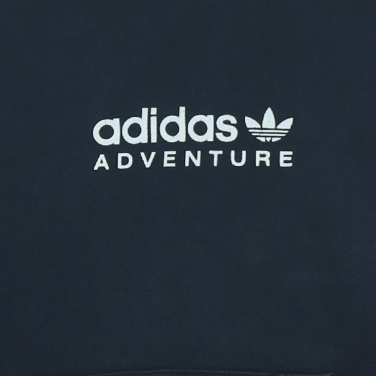 adidas Men’s Black XS Pullover Hoodie Adventure Logo Sweatshirt
