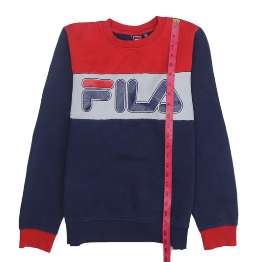 FILA Boys Multicolour 12 Years Pullover Crew Neck Sweatshirt