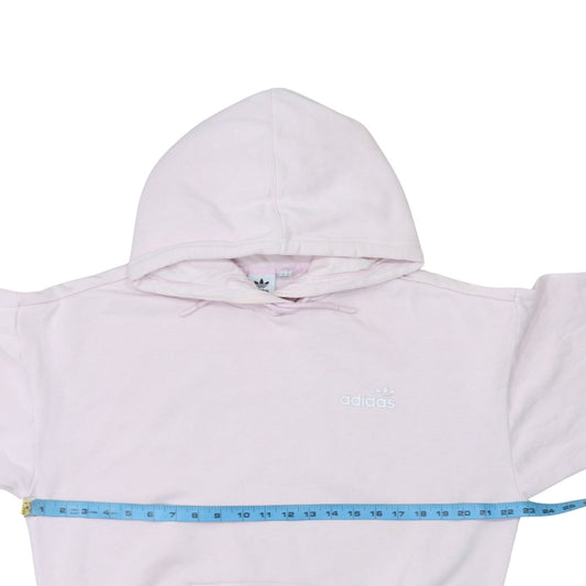 Adidas Women Pink Pullover Hoodie Sweatshirt Size 14 Regular