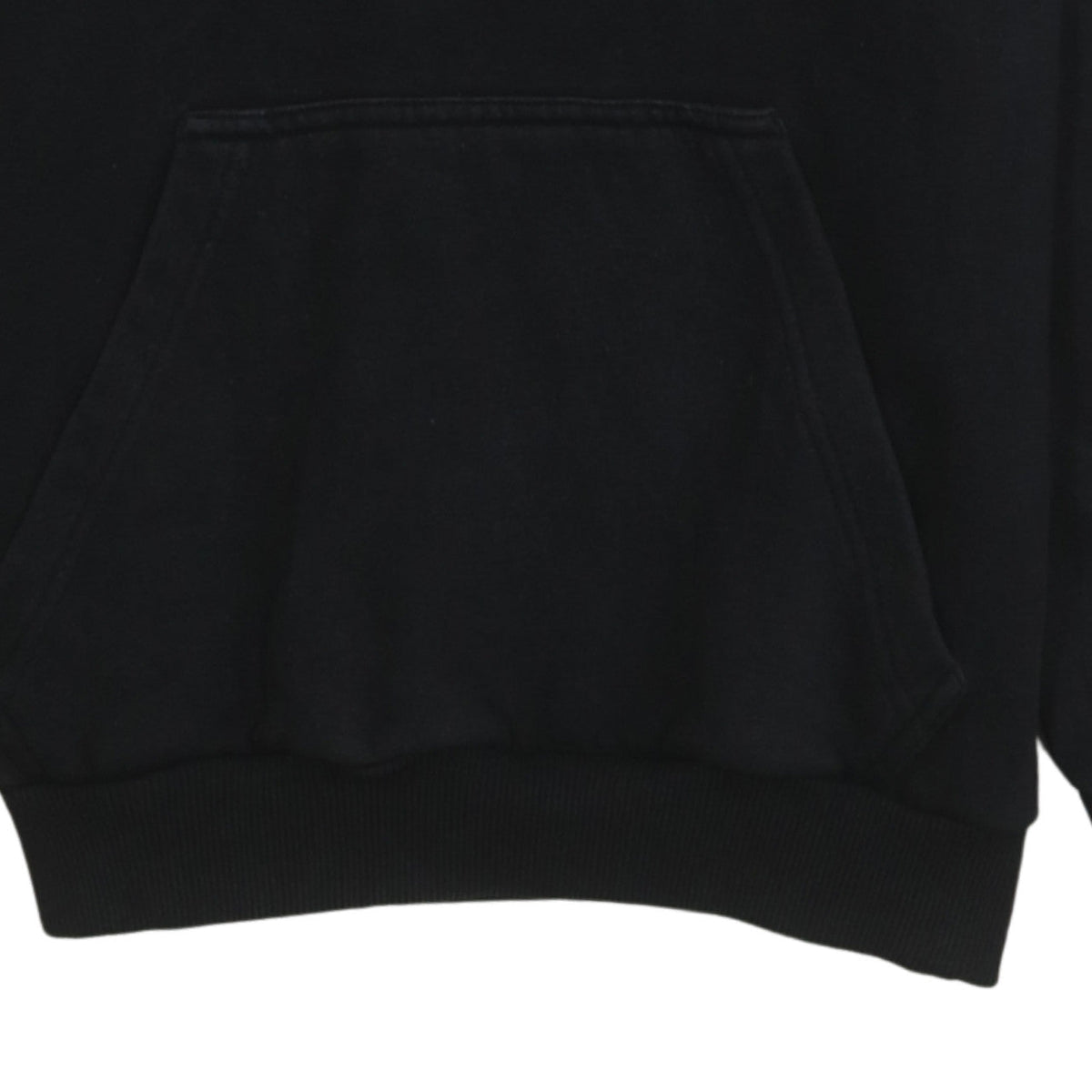 Additional view of Adidas Men's Black Pullover Hoodie Small Logo Fleece Sweatshirt