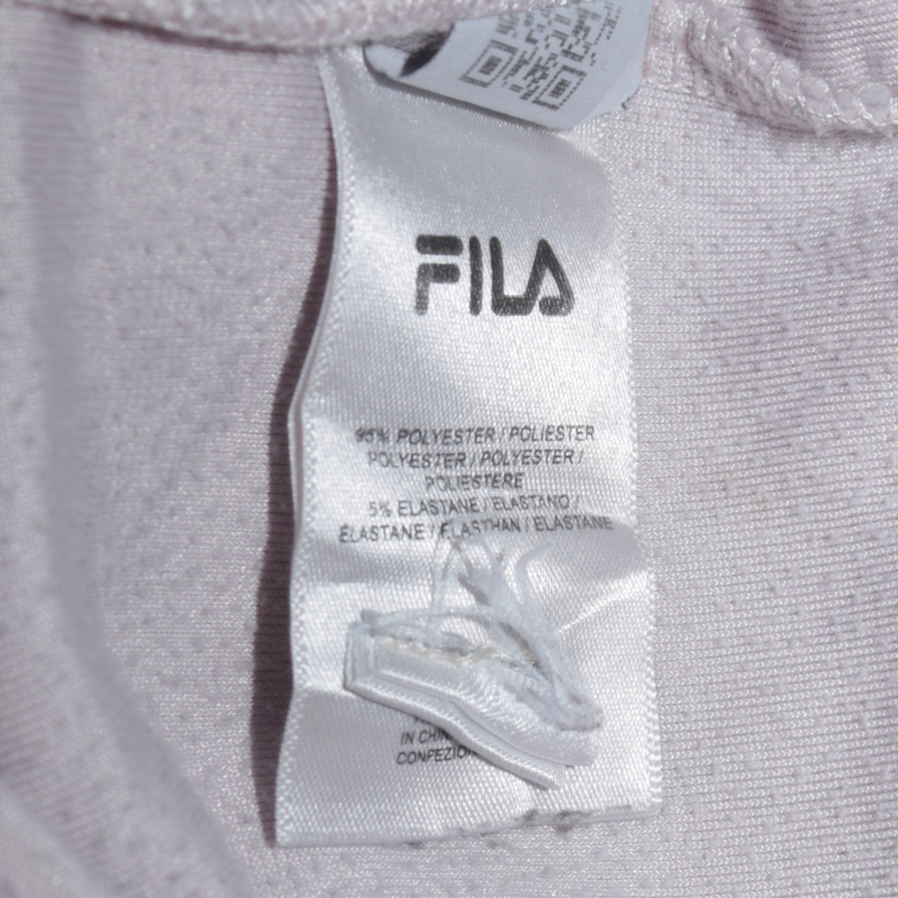Additional view of Fila Women’s Pink Crew Neck Sweatshirt Small Logo Pullover