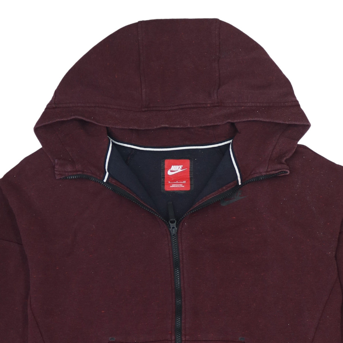 Nike Men’s Brown Full Zip Hoodie Size S Regular Fit