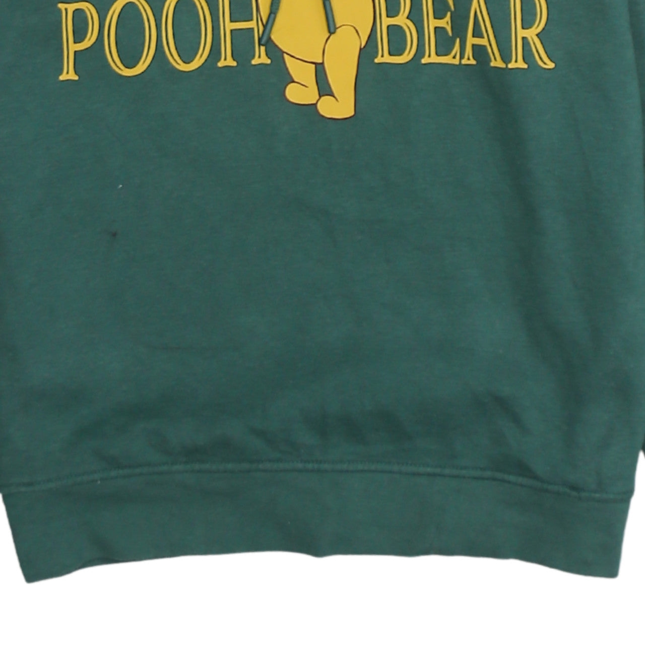 Disney Women Green Winnie the Pooh Pullover Hoodie Size S