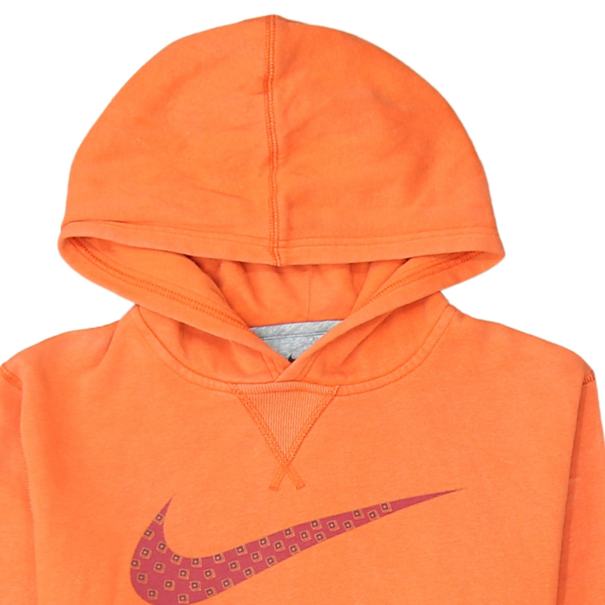 Additional view of Nike boys’ orange xl pullover hoodie sweatshirt cotton blend logo design