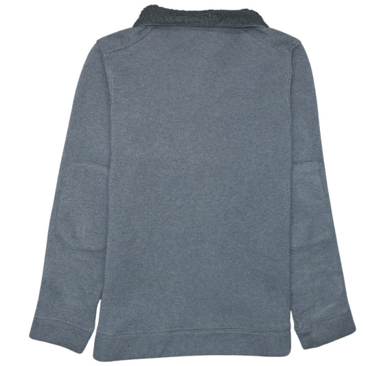 Columbia Men Grey 1/4 Zip Fleece Pullover Sweatshirt M Outdoor