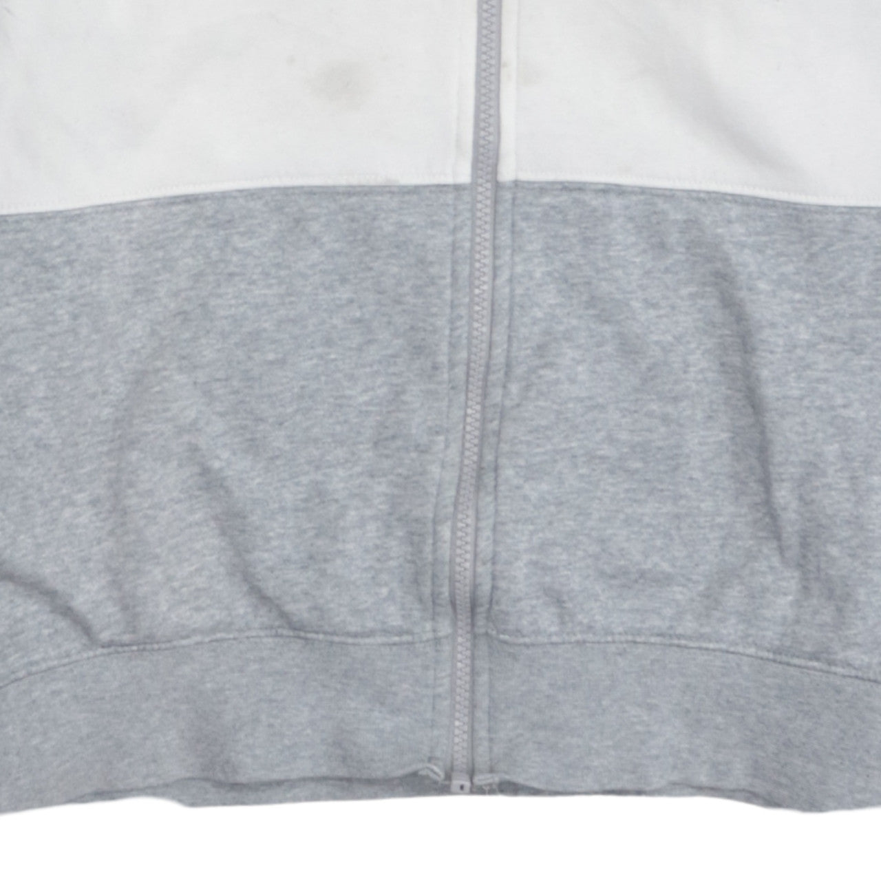 Nike Men's Grey Full Zip Sweatshirt Small