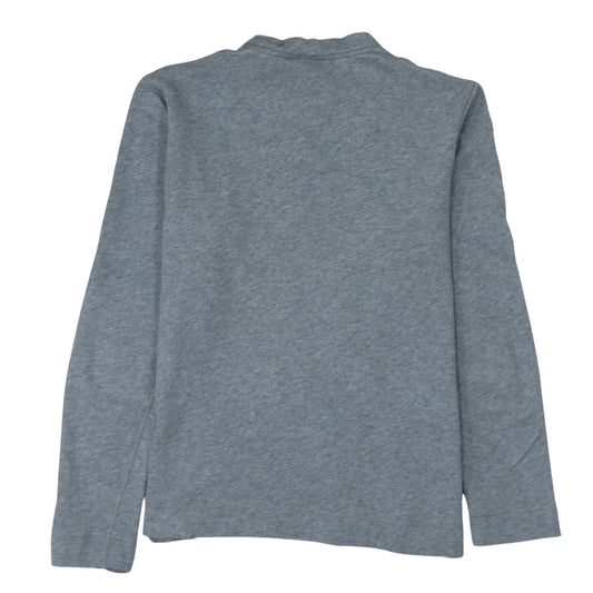 Lacoste Men's Grey Crew Neck Long Sleeve Pullover Sweatshirt S