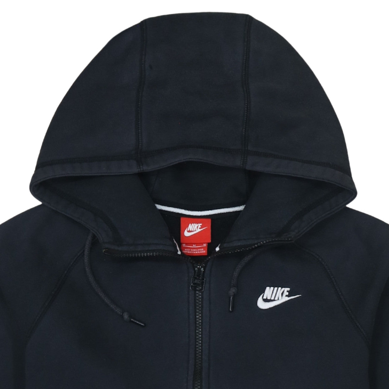 Nike Men's Black Full Zip Hoodie Size L Regular Fit