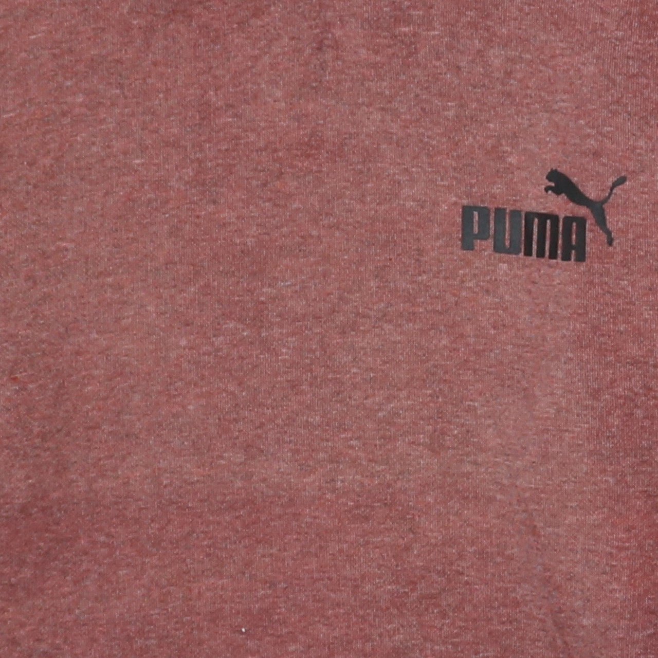 Additional view of Puma Men’s Red Pullover Hoodie Small Logo Fleece Sweatshirt