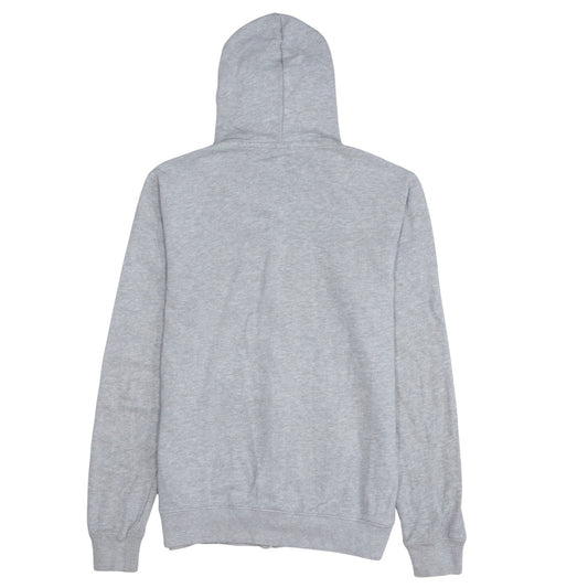 Champion Men's Grey Full Zip Hoodie Small Logo Sportswear