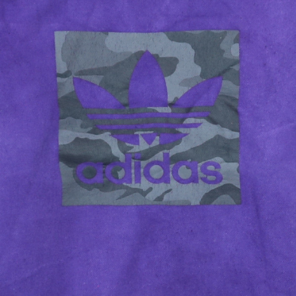 Additional view of Adidas boys’ purple camouflage logo sweatshirt, size 13-14, years