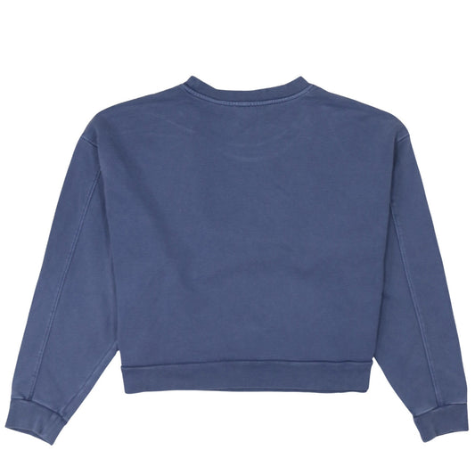 Levi's Women Blue Logo Crew Neck Pullover Sweatshirt Size L