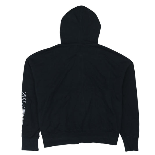 Nike Air Black Full Zip Hoodie XL Women's Cotton Blend Logo Hoodie
