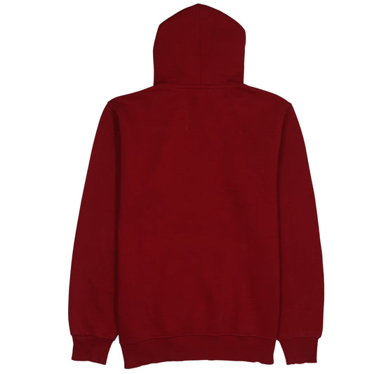 Champion Men's Red XL Pullover Hoodie Embroidered Logo Cotton
