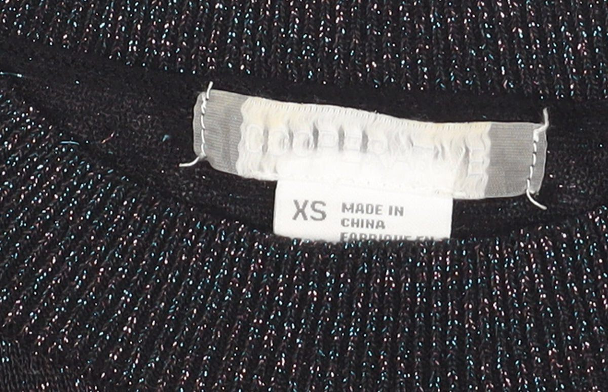 Additional view of Cooperative Women's Black Glitter Knit XS jumper