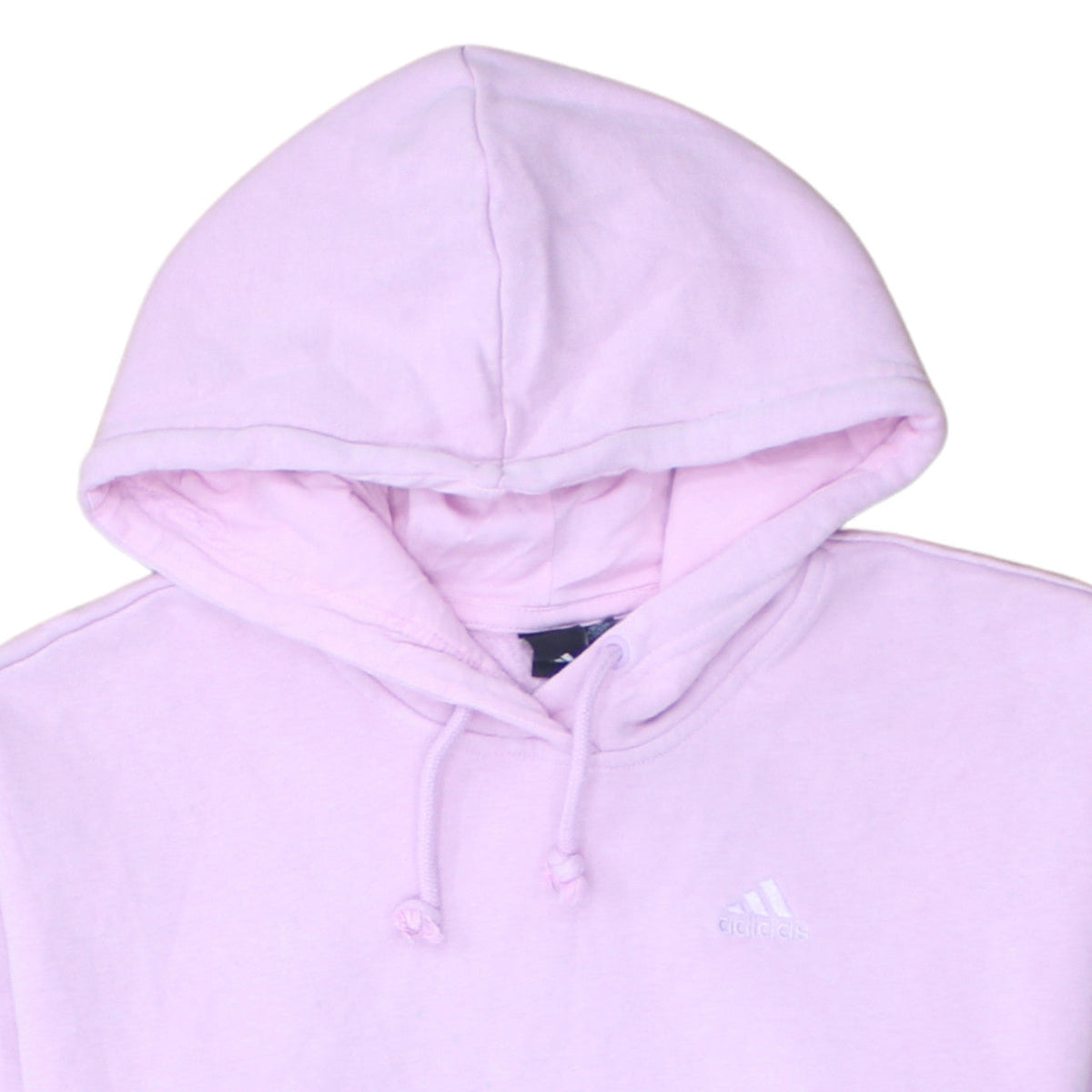 Additional view of Adidas Women Pink Pullover Hoodie 2XS Cotton Blend Hooded Sweatshirt