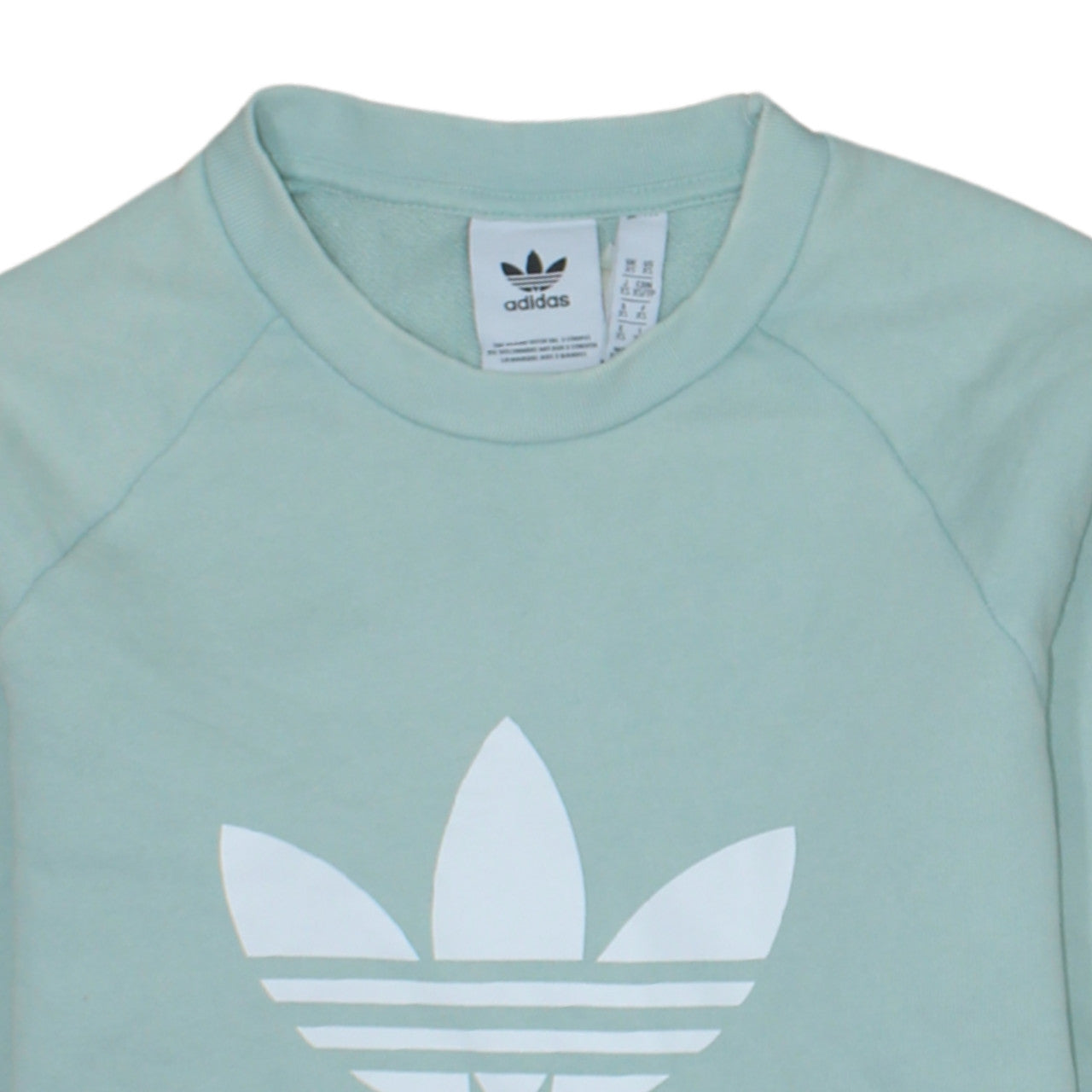 Additional view of adidas Men's Green Trefoil Pullover Sweatshirt XS Regular Fit