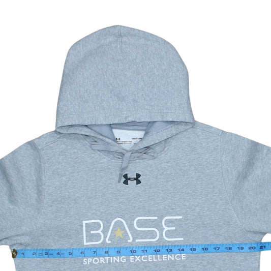 Under Armour Men's Grey Pullover Hoodie BASE ColdGear Size S
