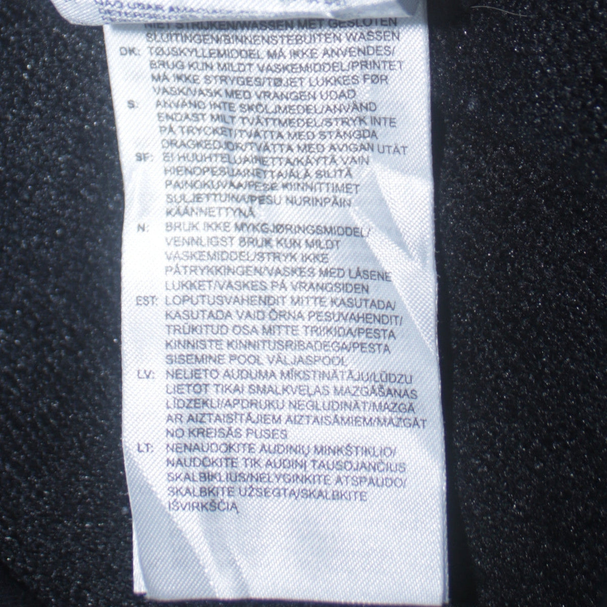 Additional view of Adidas Women's Black Full Zip Hoodie, size L, 16-18 Logo Print