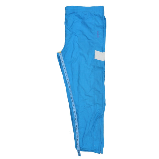 Reebok Men's Blue L Track Pants Lightweight Reflective Activewear