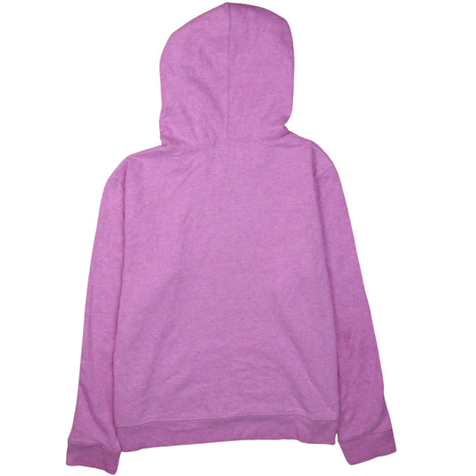 GAP Women Pink Pullover Hoodie L Cotton Blend Casual Logo Style