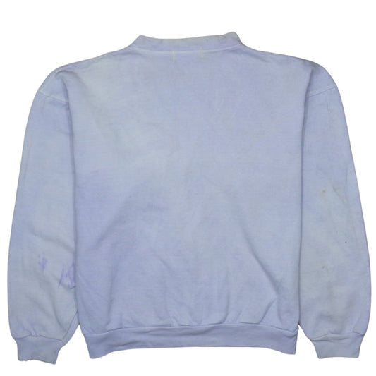 Fred Perry Men's White V-Neck Retro Sweatshirt Small