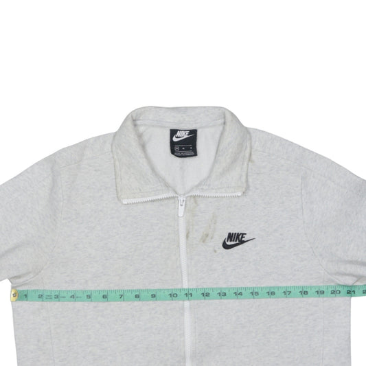 Nike Men's Grey Full Zip Track Jacket Size M Regular Fit
