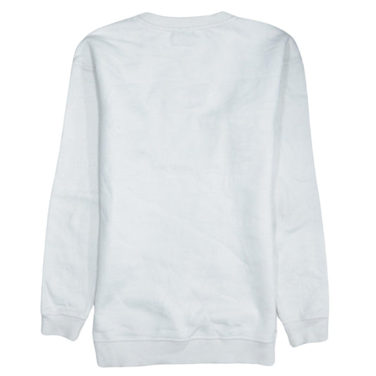 FILA Men's White Pullover Sweatshirt XS Crew Neck Logo Sports Style