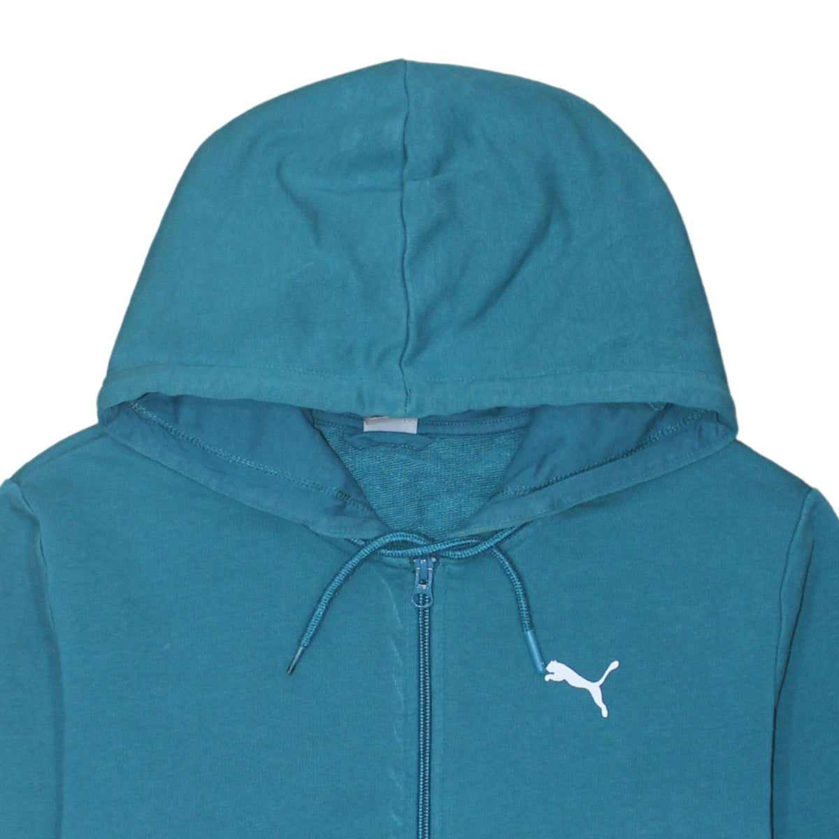 Additional view of Puma women’s blue full zip hoodie small hooded sweatshirt