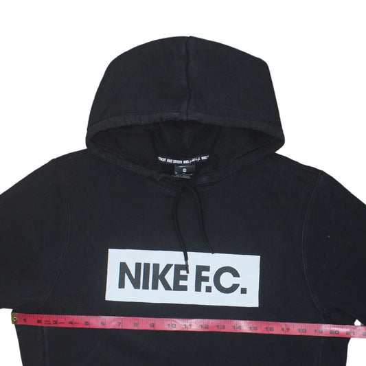 Nike F.C. Men's Black Pullover Hoodie M Graphic Sports Sweatshirt
