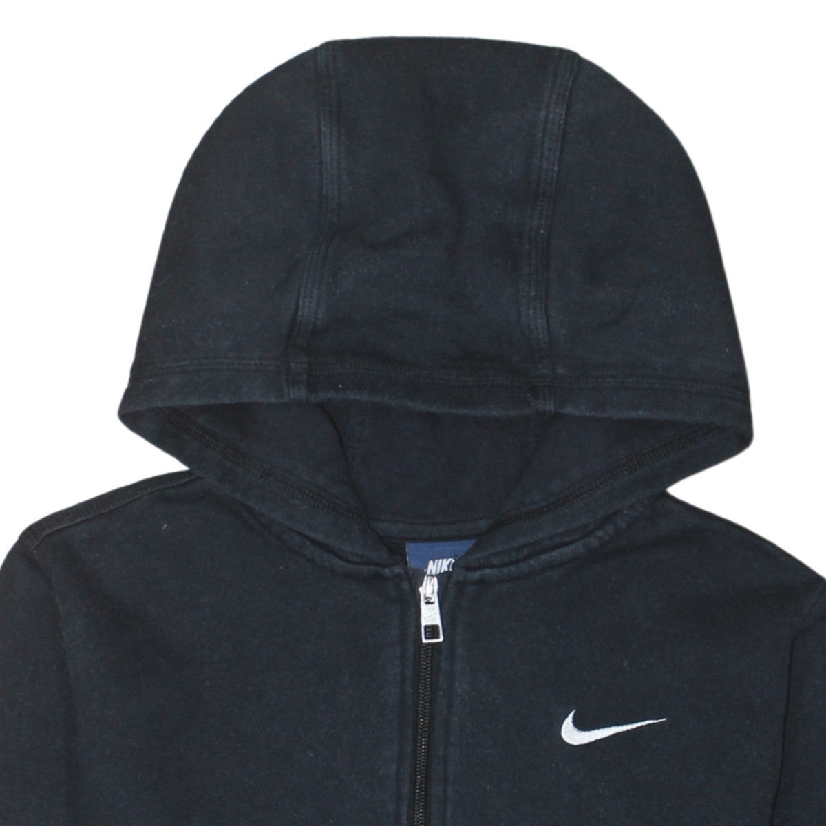 Additional view of Nike boys’ black full zip hoodie 13-15 years fleece sweatshirt