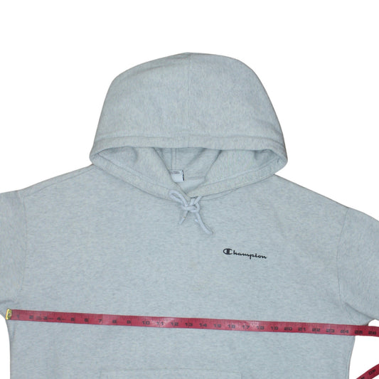 Champion Men's Grey 2XL Pullover Hoodie Fleece Logo Sweatshirt