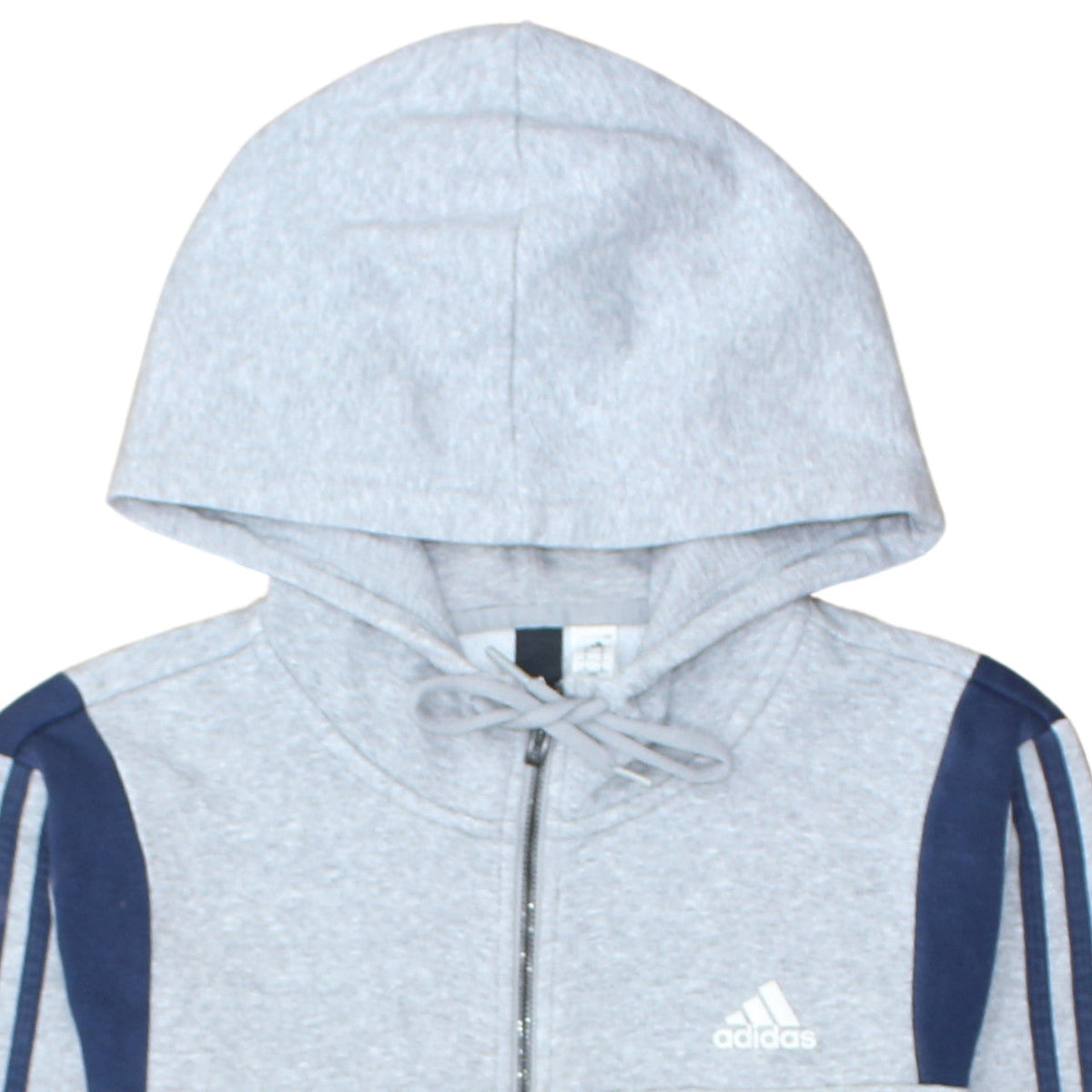 Additional view of Adidas Men Grey Full Zip Hoodie M Classic Sports Style