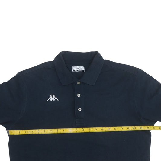 Kappa Men's Blue XL Polo Shirt Cotton Short Sleeve Casual