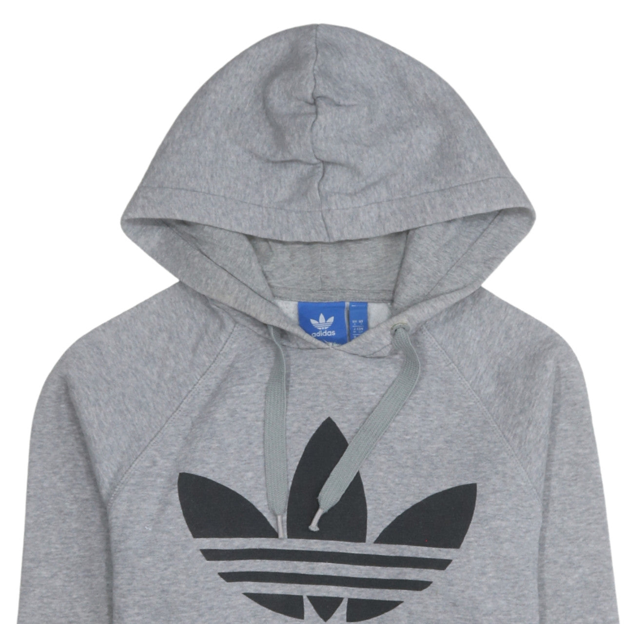Additional view of Adidas Men's Grey Pullover Hoodie Small Logo Sports Fleece