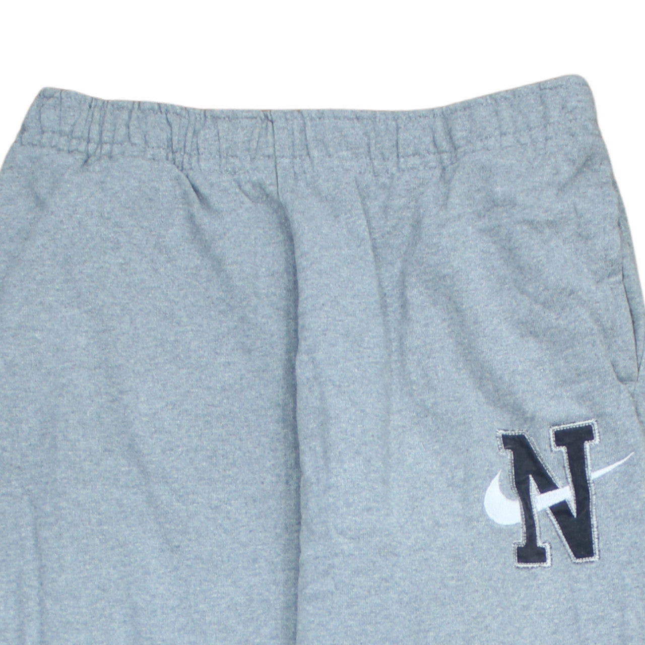 Nike Women Grey Cotton Pullover Sweatshirt L Hooded Activewear